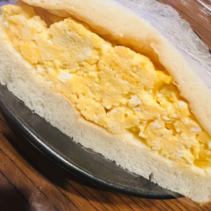 レンジで簡単！ダシが効いた卵サンド